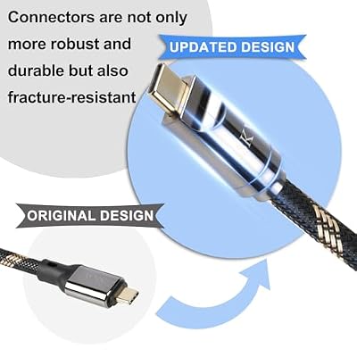 SKW Audiophiles USB Printer Cable Type C/USB C to USB B High Speed DAC Decoder Cable 9.8ft/3M