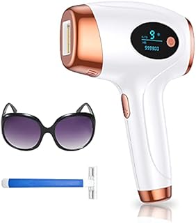 Aopvui At-Home IPL Hair Removal for Women and Men, Permanent Laser Hair Removal 999900 Flashes for Facial Legs Arms Whole Body Treatment