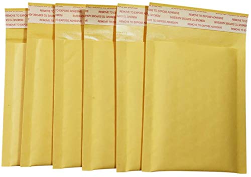 30pcs 3.5x5 Inch Small Padded Envelopes Kraft Bubble Mailers Self Seal Shipping Envelopes Bags