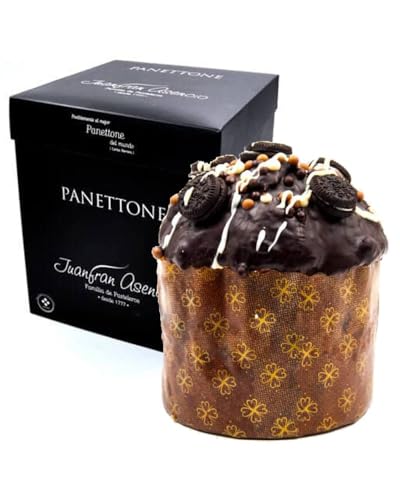 Panettone Cubierto y Relleno De Chocolate Blanco Juanfran Asencio 520gr.