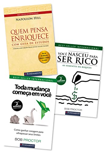 Kit de Livros: Você Nasceu para ser Rico | Quem Pensa Enriquece |...