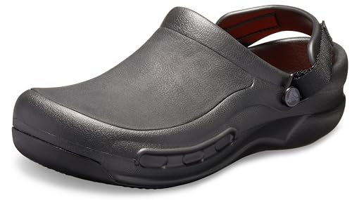 Comparison: Best Kitchen Shoes For Plantar Fasciitis 3 Crocs Unisex-Adult Bistro Pro LiteRide Clog, Slip Resistant Work Shoes, Black, 7 Men/9 Women