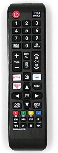 Bonremo Ersatzfernbedienung Für DUAL DL49F282P3C TV – Schwarz, Sofort Einsatzbereit, Inkl. Tastenplan