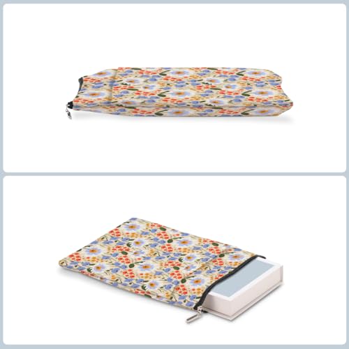 image for jealance Watercolor Floral Pattern Book Lovers Gifts Waterproof Book S