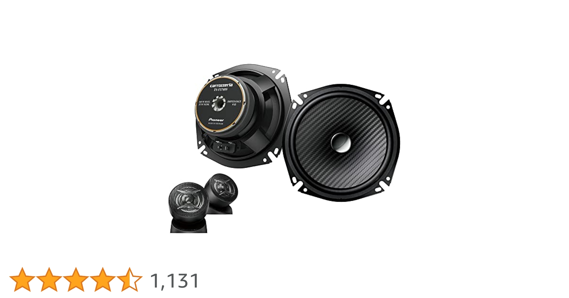 Amazon.co.jp: Pioneer TS-F1740S-2 Carrozzeria 6.7-inch (17
