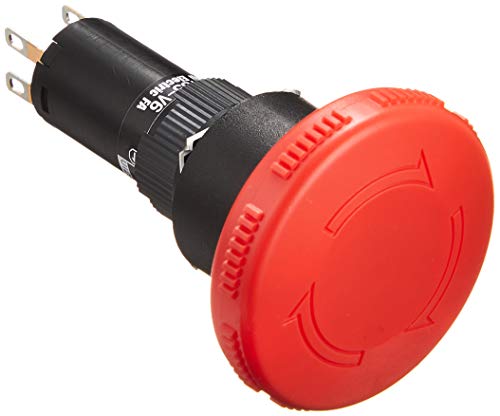 富士電機 φ16コマンドスイッチ 非常停止用押しボタンスイッチ ボタン部φ40 1個入 AH165-V6R02