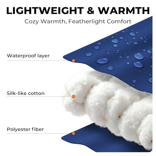 Image of Sleeping Bags for Adults, Camping Sleeping Bag with WaterResistant & TearResistant, Lightweight 4lb Sleeping Bag Warm for Backpacking, Hiking, Summer Camp & Indoor Use - Anti-Snag Zipper