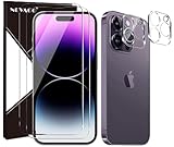 COMPATIBLE AVEC IPHONE 14 PRO MAX : Ce pack de protection intégrale est conçu exclusivement pour le modèle 6,7 pouces. Il comprend deux verres trempés pour l'écran Retina et deux protections spécifiques pour l'imposant module caméra arrière, offrant une sécurité complète contre les chutes et les rayures.