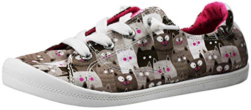 Skechers Women's Beach Bingo-Kitty Concert Sneaker