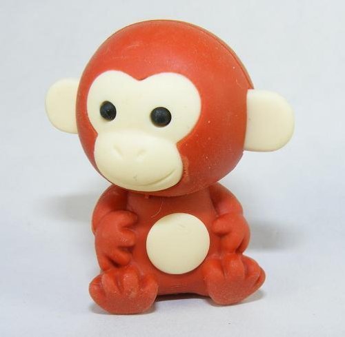 Iwako Brown Monkey Eraser