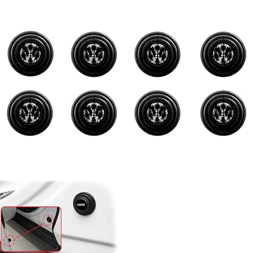 Image of 8Pcs Car Shock Absorber Protector Rubber Guard Pads for Shock Absorption Compatible for Virtus, Taigun, Tiguan, Tayron, Golf, Polo, Vento, Ameo, Jetta