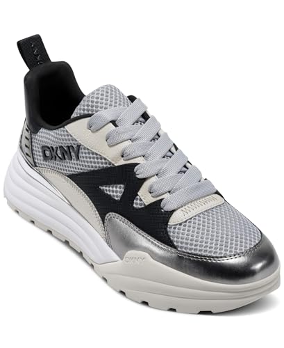 DKNY Women's Zanira Lace Up Sneaker with Chunky Platform