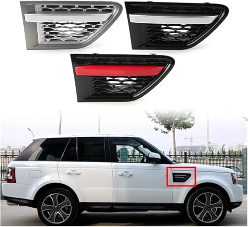 Rejillas frontales Black Silver para Range Sport 2010-2013: acabado sofisticado y duradero 2