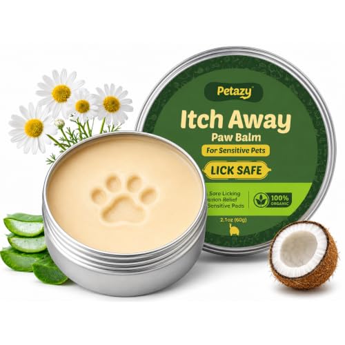Petazy Dog Paw Balm – Itch Away Formula for Itchy,