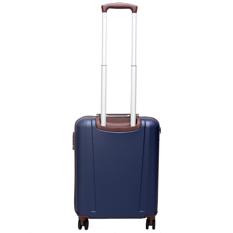 Image of TOMMY HILFIGER Cabin Hard Luggage Graphite X - Navy| Carry-On Trolley Bag with TSA Lock | 360 Spinner Double Wheels | Telescopic Handle | PC Shell Suitcase | 55cm | 47.3L Capacity
