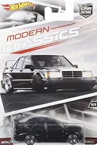 HOT WHEELS CAR CULTURE MODERN CLASSICS BLACK MERCEDES-BENZ 190E 2.5-16 EVO II
