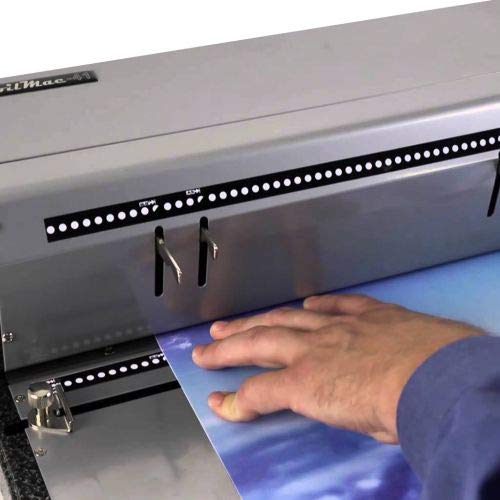 Akiles CoilMac-M Manual Coil Binding Punch 4:1 - Great for Home or Office use - Compatible with GBC, Trubind. Fellows and CFS Products 4:1 Pitch Plastic Coil - Thumbnail 4