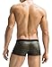 COOFANDY Mens Quick Dry Lightweight Square Leg Cut Trunks Swimwear, Medium, Army Green and Black Triangle