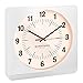MARATHON Studio Edition Jumbo 12 Inch Analog Wall Clock with Auto Night-Light