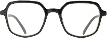 Olivewing Blue Light Blocker Relaxing Computer Glasses | Young Adult | Male Female Unisex | Geometric Full Frame Grilamide TR90 | Blue Light, UV, Anti-Glare Filter OLW 1801-06