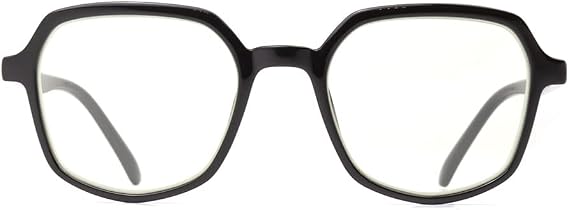 Olivewing Blue Light Blocker Relaxing Computer Glasses | Young Adult | Male Female Unisex | Geometric Full Frame Grilamide TR90 | Blue Light, UV, Anti-Glare Filter OLW 1801-06