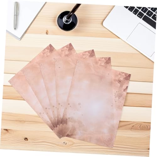 Papier Vintage A4 pour Scrapbooking : 100 feuilles double face - 5
