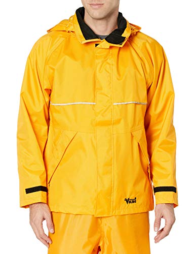 Viking Journeyman 420D Waterproof Jackets for Men - Heavy-Duty Hooded Industrial Jacket for Construction and Forestry