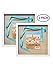 12x12” White Display Shadow Box Frame (2-pack) with Linen Background - Ready To Hang Shadowbox Picture Frame - Easy to Use - Box Display, Baby and Sports Memorabilia, Uniforms, Medals, Pins, Wedding.