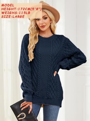 Men's Irish Knit Sweaters Cable Jacquard Pullover Sweater Unisex Woven Crewneck Knitted Top4