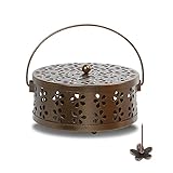 ▼El Paquete Incluye: 1 soporte de incienso en espiral y 1 quemador de incienso de flores. Tamaño del soporte de incienso de bobina 5,5x5,5x2,8 pulgadas/14x14x7 cm, tamaño del quemador de incienso 1,14x1,14 pulgadas/2,9x2,9 cm.