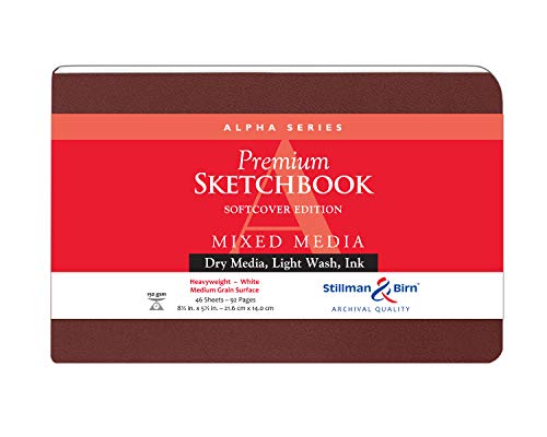 Carnet de croquis Alpha Stillman & Birn couverture souple papier de haute qualité dessin l