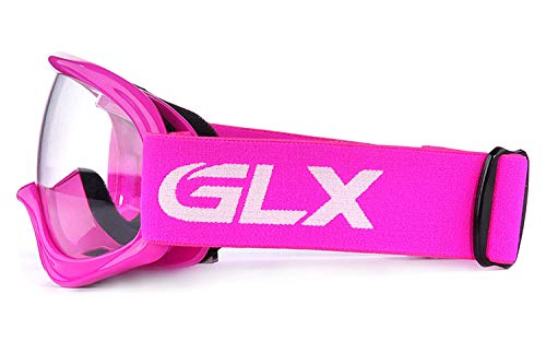 Glx Yh15 Anti-Fog Impact-Resistant Kids Youth Atv Off-Road Dirt Bike Motocross Goggles For Boys & Girls (Pink, One_Size) #TOP1
