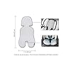 Manito-Clean-Infant-Carseat-3D-Mesh-Seat-PadCushionLiner-Star-Grey