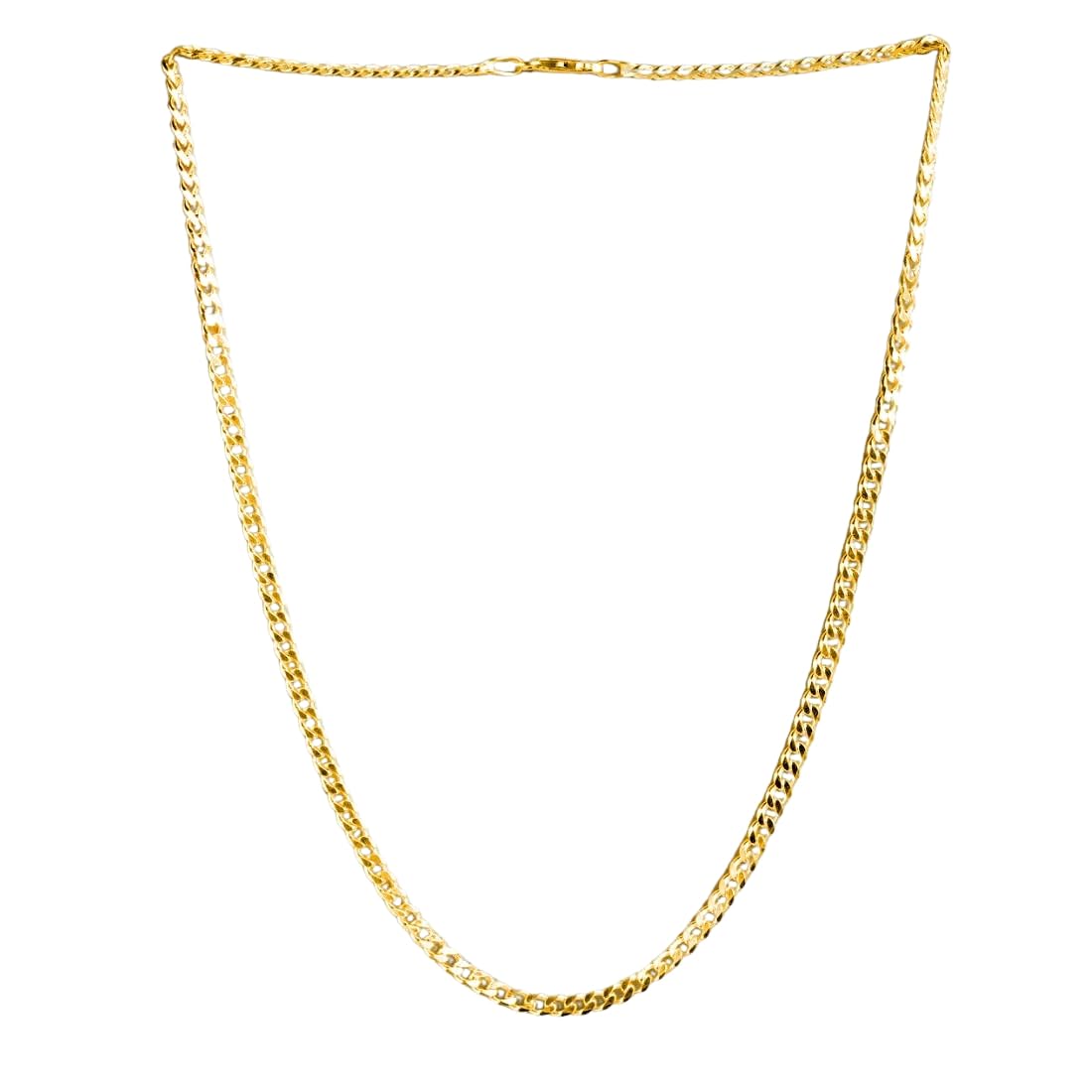 ZAVYA 925 Sterling Clean Lines Gold Plated Chain for Him | Gifts for Men and Boys | With Certificate of Authenticity and 925 Hallmark (B0D574W62Y) Amazon Price History, Amazon Price Tracker