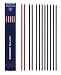 Staedtler Mars Carbon Lead 12 x 2 mm Color Mix (8 HB + 2 Blue + 2 Red) & tiny gift