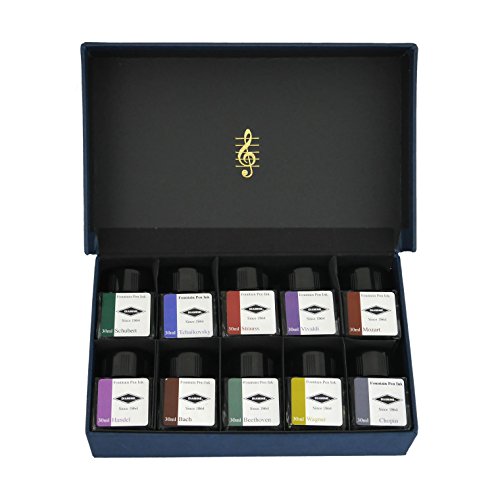 【ダイアミン インク 10色セット Music Set】未使用 Amazon | Diamine【ダイアミン】 ボトルインク Music Set ミュージック