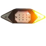 ★Ultrahelle Fahrrad-Blinker: 39 LED Lampenperlen mit hoher Lichtstärke, bis zu 100 Lumen Leistung, hell genug, um an einem nebligen / regnerischen Tag oder sogar in einer dunklen Nacht aus einer Entfernung von 150 Fuß gesehen zu werden.