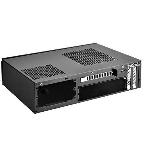 Image of Silverstone Technology Milo ML06-E Slim Mini-ITX Media Center /HTPC Case, SST-ML06B-E, Black