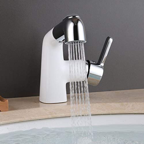 Mitigeur de lavabo extractible pour simplifier la toilette de salle de bain - 2
