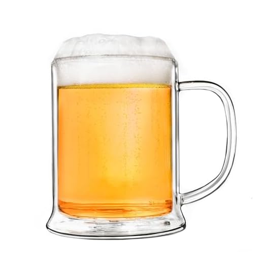 Creano 1 x 500 ml termoglas DG-öl, glas, transparent 13 x 13 x 13 cm