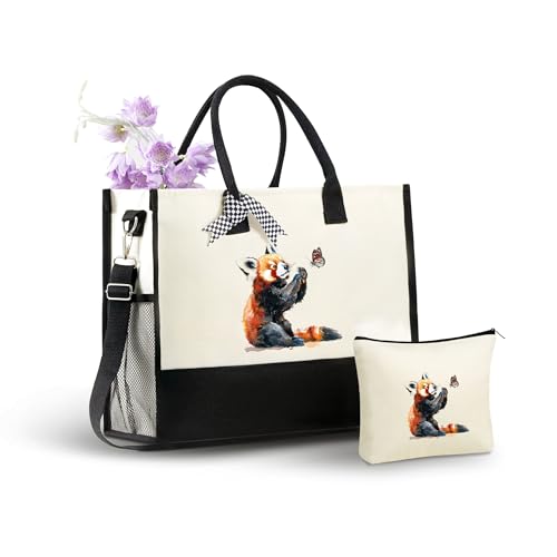 Bolso Tote Canvas InnoBeta para Mujer con Cierre Superior miniatura 1