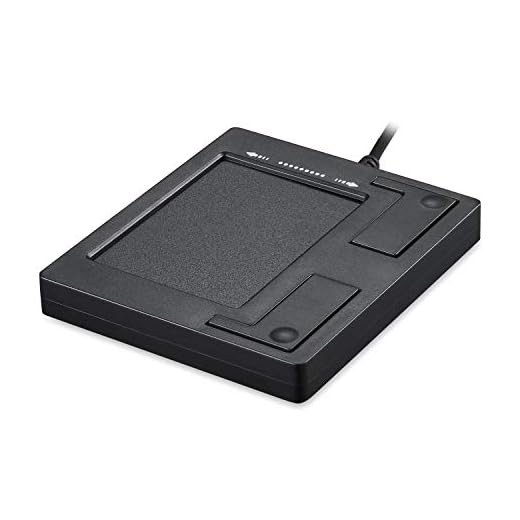 Perixx PERIPAD-501 II Professionelles USB Touchpad - Für der Steuerung der Mausfunktion - 2 Tasten - 86x75x11mm - Schwarz