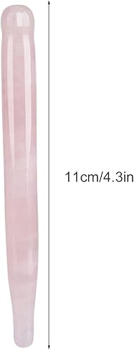 Miniatura 6 de ZJchao Varita de masaje con piedra de masaje, varita de cristal de jade Gua Sha, herramientas de masaje Guasha, herramienta de belleza para