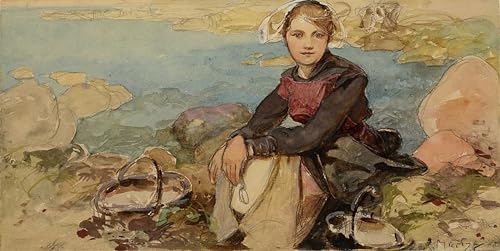 Impression Tableaux Peinture sur Toile Salon des Cent Mucha 60x90