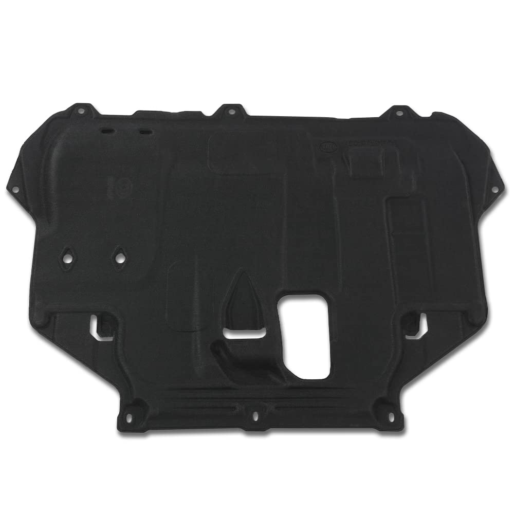 G-PLUS Engine Splash Shield Under Cover Compatible with Ford Focus 2012-2018 Fit Ford C-Max 2013-2018 Fit Ford Transit Connect 2014-2017 Black Engine