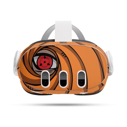Autocollant Naruto Shippuden Masque de Tobi Head Case Designs pour Meta Quest 3