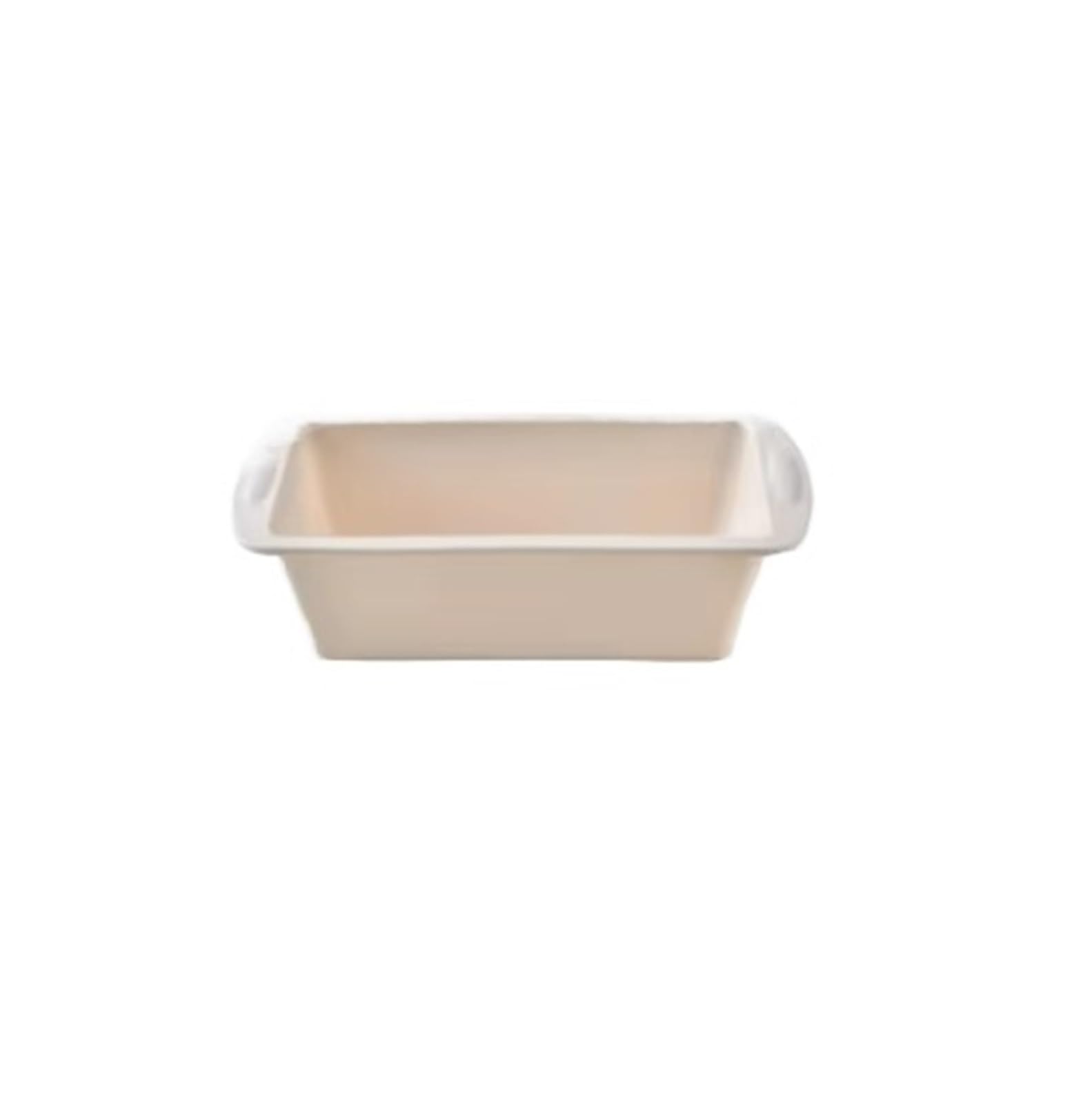 2 moldes rectangulares de silicona cuadrados for hornear pan, pasteles, tartas queso y pastel ángel Para Cocina(White)