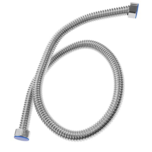 Cabilock Air Conditioning Fan Hose Retractable Hose Wheel Hot Water Tank Gas Flex Line Sealer Ac Tubing Washing Machine Hose Boiler Corrugated Air Conditioner Pipe Silver Stainless Steel