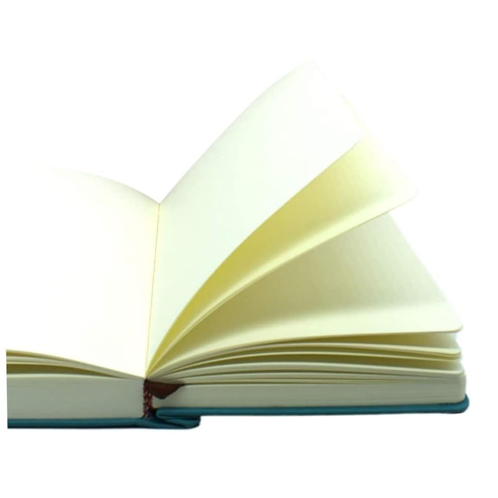 Bardzo gruby pusty notatnik Gruby szkicownik Biała strona papierowa Notatnik ze skórzaną powierzchnią(A4)