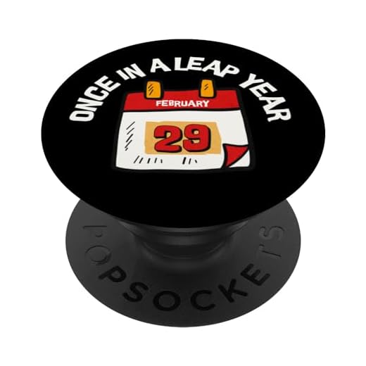 Una vez en un año bisiesto Día bisiesto Cumpleaños 29/02 29 PopSockets PopGrip Intercambiable